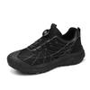 Zapatos Ligeros de Lujo para Hombre de Verano y Otoño, Malla Transparente Transpirable, Tela de Seda de Hielo, Hebilla Giratoria, Zapatos Ligeros para Correr al Aire Libre para Estudiantes