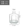 Suministro en Stock de Botellas de Aromaterapia Romanas, Botellas Vacías, Botellas Sencillas de Vidrio para Aromaterapia, Botellas Difusoras de Flor Seca de Ratán