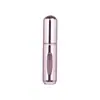 Botella de perfume Spot de 5 ml con llenado inferior reciclable botella de spray de perfume portátil recargable botella de aluminio electroquímico para perfume