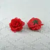 Flores Artificiales de Rosa e Hibisco al por Mayor de Fábrica para Decoración de Paredes del Hogar, Hotel y Boda