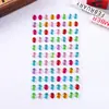 Adesivos de Diamante Coloridos Transfronteiriços Adesivos Acrílicos Adesivos de Recompensa Criativos Feitos à Mão para Crianças e Meninas Adesivos