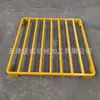 Paletes de Aço Galvanizado com Pintura Eletrostática, Paletes Metálicos de Aço para Prateleiras, Paletes Logísticos de Ferro, Painéis de Lamelas de Ferro, Tipo Reforçado Galvanizado