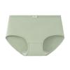 Cueca Antibacteriana 10A Algodão Puro Feminina Laço Cueca Fofa para Menina Cor Pura Cueca Elegante Respirável para Mulheres