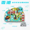 [Hong Kong] Ímã de Geladeira Metálico Comemorativo Personalizado do Ônibus com Marco do Porto de Victoria Tema Alimentício Turismo Cultural e Criativo