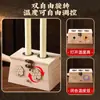 Caja de Moxibustión Portátil para Uso en Casa, Dispositivo de Moxibustión Portátil, Soporte de Palo de Moxa de Madera Maciza, Recipiente de Moxibustión Calentador, Adecuado para Uso en Todo el Cuerpo