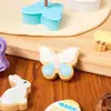 Modelo de galleta caliente de Pascua transfronterizo creativo de dibujos animados Pascua 3D tridimensional prensa para hornear molde para pastel