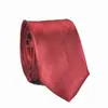 Corbata de color liso para hombre casual 5 cm estilo coreano seda artificial estrecha para lugar de trabajo boda negocios administrativa venta al por mayor