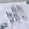 Botella de muestra de loción portátil de viaje para productos de cuidado de la piel galvanizados, 50 ml, prensa al vacío