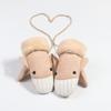 Luvas Quentes Infantis para Exterior à Prova de Vento Resistentes ao Frio Luvas de Pelúcia Espessas de Camada Dupla Luvas de Mão Inteira com Desenho DRST01