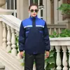 Jaqueta de Algodão para Trabalho de Inverno Masculina Espessa Resistente ao Desgaste Roupas de Proteção para Mão de Obra de Oficina Mecânica à Prova de Frio e Quentes Macacão de Oficina Jaqueta de Algodão