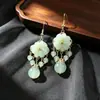 Pendientes de Gancho para Oreja Estilo Étnico Pendientes para Mujer Temperamento Personalizados Pendientes Versátiles Tendencia de Moda Coreana Antiguo