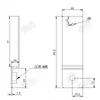 Pieza de Conexión de Batería de Litio Soldadura Láser Lámina de Aluminio Puro 1060 Fila de Aluminio Soldadura en Frío Barra Colectora Individual Grande Pieza de Barra de Aluminio