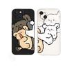Para Apple 16promax Funda para teléfono móvil iphone16 Transparente personalizado Xiaomi Pareja 16plus Patada voladora Cachorro