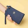 Carteira bolsa feminina mais vendida carteira feminina longa de couro com zíper simples bolsa de mão de grande capacidade moda europeia e americana bolsa de mão multifuncional