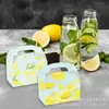 Dd023 Amazon Verano Limón Hawaiano Estilo Fresco Fiesta Regalo Bolsa de Papel Kraft Caja de Regalo de Mano