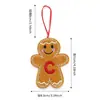 Adornos Colgantes Decorativos de Hombre de Jengibre Navideño Transfronterizos Decoraciones para Árbol de Navidad Adornos Colgantes Hombre de Galleta Carta de Navidad