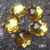 Plástico Acrílico Taladro DIY Amor Oval Amarillo Dorado Corazón de Durazno Pedrería Multigem Imitación Base Plana Facetado Pequeño Otro