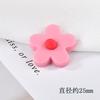 Arcilla suave hecha a mano ins color infantil contraste de color parche de flor pequeña DIY joyería aretes accesorios material