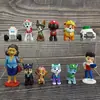 Adorno de Equipo de Rescate de Perros Adorno para Coche Muñeco Regalo Decoración de Pastel Patrulla Canina Adorno para Pastel de Cumpleaños Infantil