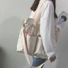Nova Bolsa de Grande Capacidade Oxford Canvas Bag Mulheres Crossbody Estilo Coreano Estudante Comércio Exterior Shoulder Bag College Style Schoolbag