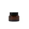 Botella de Vidrio Transparente con Hombro Inclinado para Crema Botella Portátil Dispensadora de Crema Facial Botella de Muestra para Viaje Botella Marrón Opaca para Crema de Ojos Transfronterizo