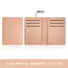 Portatarjetas de Cuero para Llevar en el Bolsillo Transfronterizo Ranura Grande para Tarjetas Portatarjetas Pequeño Ranura Múltiple para Tarjetas Compacto de Cuero PU para Mujer Portatarjetas