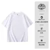 Camiseta Infantil Algodão Puro DIY Pintada à Mão Cor Lisa Publicidade Camisa Cultural Alunos do Ensino Fundamental Jardim de Infância Manga Curta Uniforme de Turma Logo Personalizado