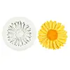 Molde de silicona de flor de girasol 3D para yeso de aromaterapia hecho a mano, jabón de proceso en frío, manualidades de resina y accesorios de decoración floral - proveedor mayorista