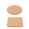 Porta-copos de Cortiça Mais Vendidos no Exterior, Jogos Americanos Domésticos Isolantes Anti-Queimaduras, Quadrados Redondos Absorventes para Vasos com Logo Imprimível