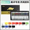 Set de Pintura Acrílica Risa 36 Colores 5ml/12ml Que No Se Desvanece Pintura de Graffiti para Niños Pintura Texturizada Mezcla de Colores