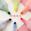 Set de 6 Colores de Marcadores S628 para Estudiantes, Notas de Lectura, Bolígrafos Marcadores, Colores Dulces Coloridos Llamativos para Uso en Oficina