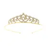 Niños y Niñas Princesa Corona Simple Linda Diadema Bebé Festival Actuación Accesorios para el Cabello Corona de Cumpleaños Corona para Pastel