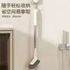 Escova de limpeza extensível para uso doméstico, ideal para limpar frestas de janelas e pisos, banheiro e vaso sanitário, com cabo longo e comprimento ajustável