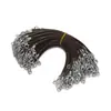 Hilo de Cera Coreano Colorido de 2 mm Cierre de Langosta Corto de Aleación Cordón de unos 13 cm de Largo Cuerda para Colgante DIY Hebilla de Doble Extremo Accesorios