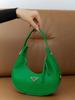 Bolso de mujer nuevo 2023, estilo coreano, moda, color caramelo, personalizado, para debajo del brazo, bolso de hombro portátil, bolso de bola de masa de PU