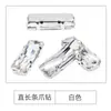 Strass de Garra em Tira Longa Reta Strass de Vidro para Costurar Joias DIY Sapatos Bolsas Materiais Artesanais K Branco com Garras de Diamante