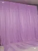 Tela de Fondo para Bodas de Doble Capa Cortina de Gasa Cortina con Gasa Cortina para Transmisión en Vivo Decoración de Malla para Bodas Decoración de Escena de Cumpleaños
