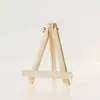 Caballete de Madera de Pino Personalizado, Mini Caballete de Escritorio Suave para Pintura Artística Infantil, Trípode Plegable de Madera