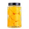 Frasco de Vidrio Transparente de Seis Caras para Pepinillos, Frasco para Comida Enlatada, Frasco para Miel con Tapa, Frasco Sellado para Salsa Picante, Frasco Sellado para Conservar Miel Fresca