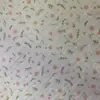 Tela de Algodón 100% Texturizada para Bebés y Niños, Doble Capa de Crepé, Algodón Puro, Estampado Floral Blanco, Gasa para Productos de Bebé y Maternidad Clase A