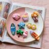 Amuletos para fundas de teléfono, amuletos para zapatos, gato, estrella de mar, concha, accesorios de resina, pinzas para el cabello, accesorios para el cabello, ligas para el cabello, amuletos para zapatos, joyería hecha a mano