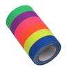 Cinta de Tela de Algodón Fluorescente UV, Mate de Alta Adhesión, Accesorios de Magia para Cine y Escenario, Cinta Morada Luminiscente para Actuaciones
