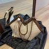 Bolsa de palha de alta capacidade Sense de alta qualidade para mulheres 2023, nova bolsa de ombro com textura da moda, cesta de vegetais, bolsa de viagem