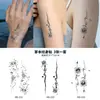 Pegatina de Tatuaje de Serpiente Fórmula de Jugo Herbal Larga Duración Impermeable Diseño Creativo de Fusión con Patrón de Serpiente para Hombres y Mujeres en Brazos y Piernas
