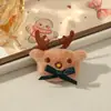 Muñecos de Peluche de Santa Claus, Reno, Árbol de Navidad, Muñeco de Nieve, Materiales Semiacabados de Tela Rellenos de Algodón para Fiestas Navideñas