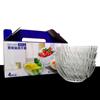 Tazón de Vidrio Transparente Cristal para Ensalada de Frutas Tazón Diamante Juego de Tazones de Regalo para Actividad de Joyería de Cuatro Piezas Venta al por Mayor