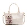 Bolsos de Moda Estilo Coreano para Mujer 2026 Primavera Nuevo Bolso Cubo Tejido Bolso Cruzado de Nicho de Moda Bolso de Hombro