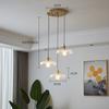 Restaurante Yang Bar Bar Cafe Minimalista Nórdico Estilo Japonês Personalidade Lustre Único Latão Vidro Lustre para Estudo