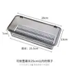Caja para palillos de cocina, vajilla, caja de almacenamiento, escurridor, jaula alargada para palillos, soporte de plástico a prueba de polvo para palillos de cocina
