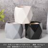Maceta de Cerámica Geométricas Simples Elegantes Maceta para Suculentas Plantas Verdes Negro Blanco Gris Tono Frío Balcón Decoración del Hogar Maceta de Plantación